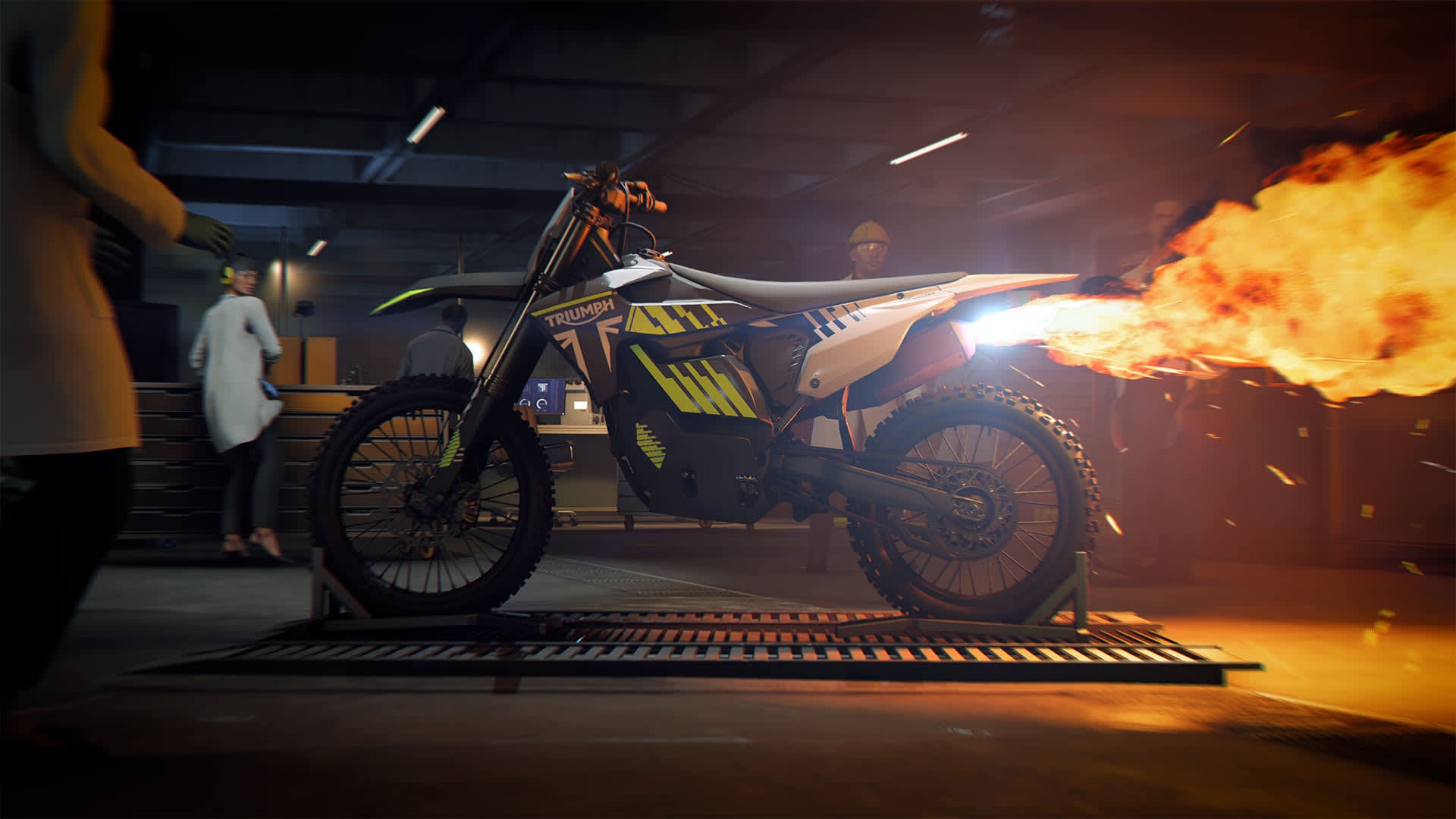 Triumph motorcycle featured in 007 First Light partnership announcement